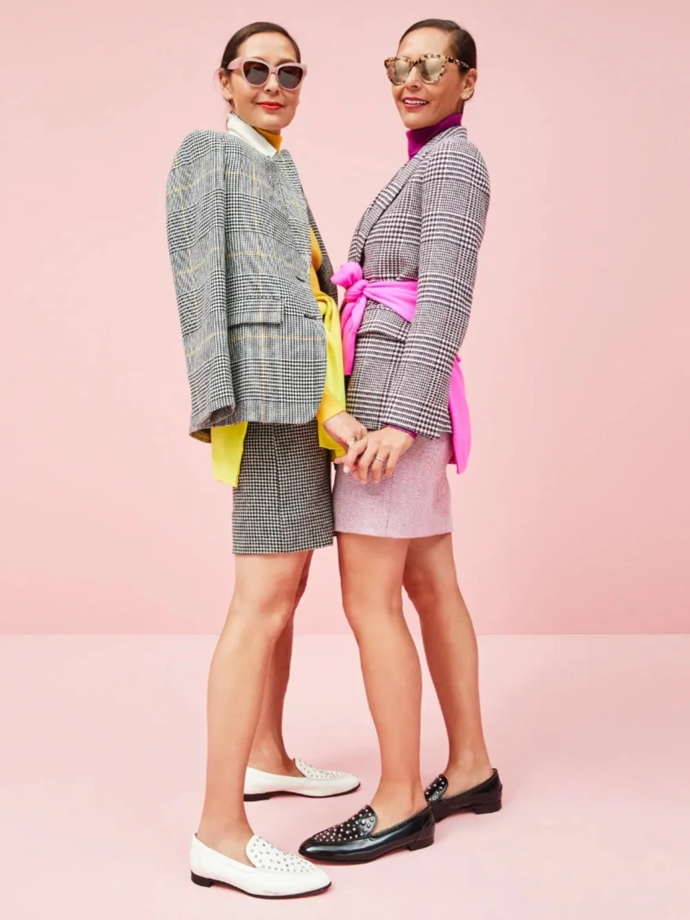 J. Crew Parke Blazer in Glen Plaid Wool Blend - Black, White, and Yellow - 10 - Picture 4 of 16